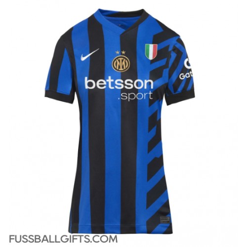 Inter Milan Fußballbekleidung Heimtrikot Damen 2024-25 Kurzarm